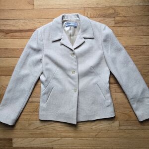 Saks Fifth Avenue Alpaca & Wool Blend Jacket — Made in Italy